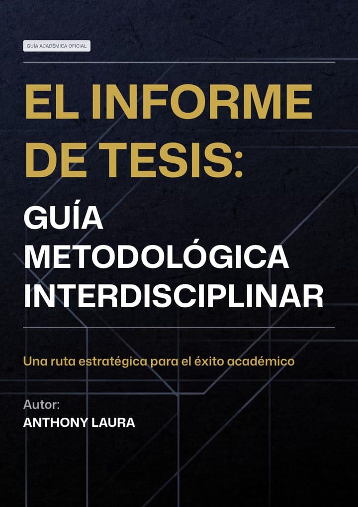 Portada de El informe de tesis